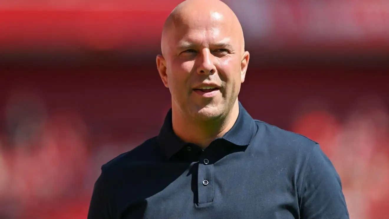 Liverpool head coach Arne Slot before a match at Anfield