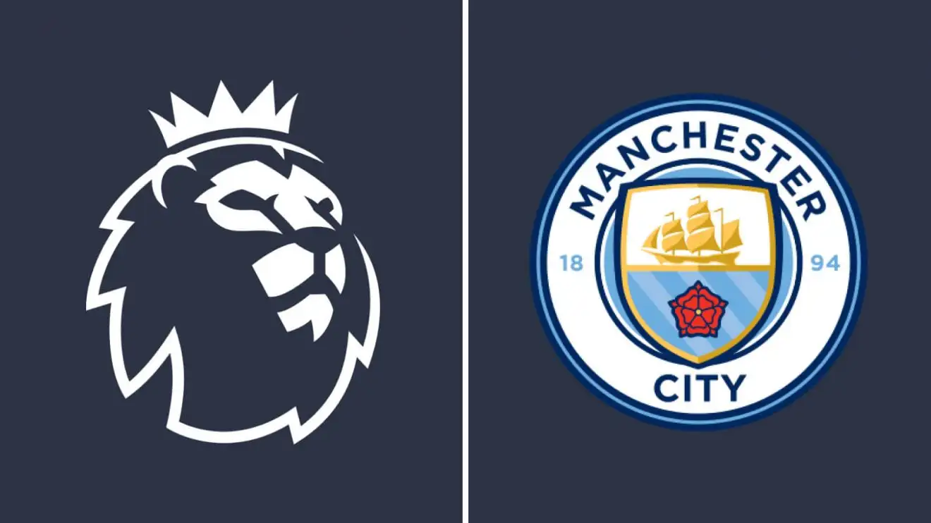 Man City and Premier League badges